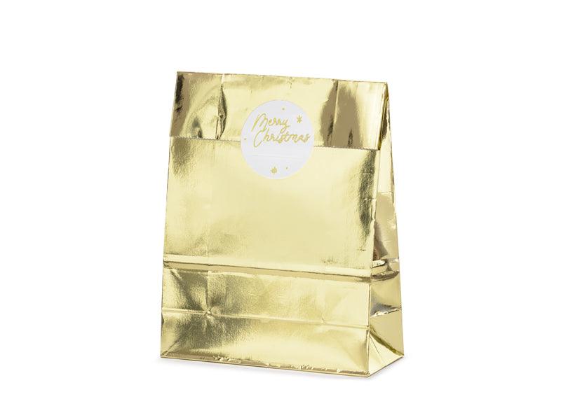 Geschenktüten, gold, 18,5x28,5x8cm (1 VPE / 3 Stk.) - FeierGlanz